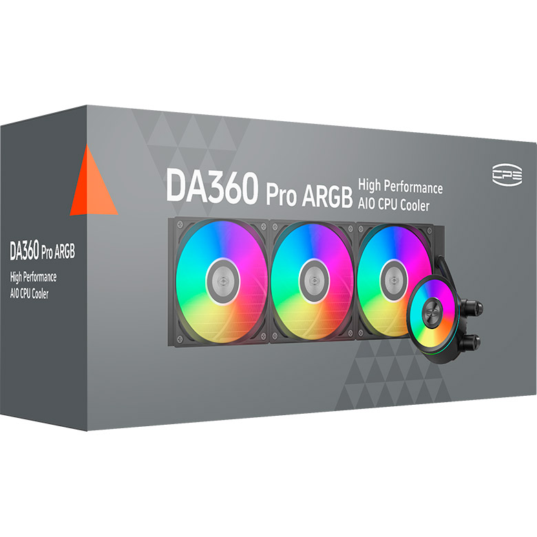Система водяного охлаждения PCCOOLER DA360 Pro ARGB Black (DA360PRO-BKAWXX -GL)