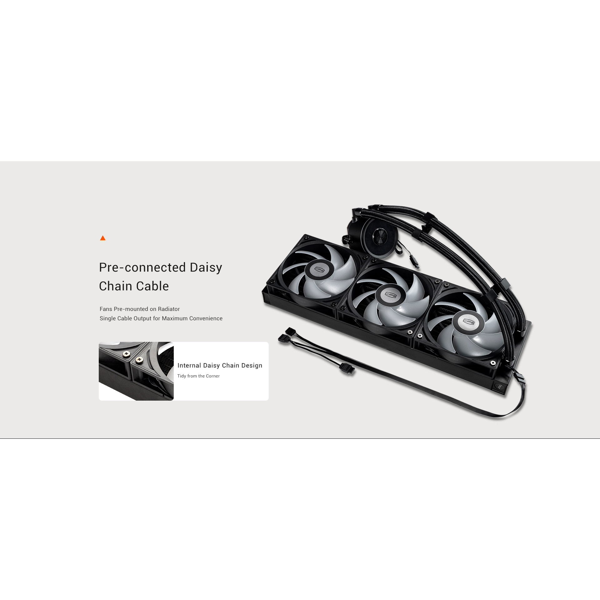 Система водяного охлаждения PCCOOLER DA360 Pro ARGB Black (DA360PRO-BKAWXX -GL)