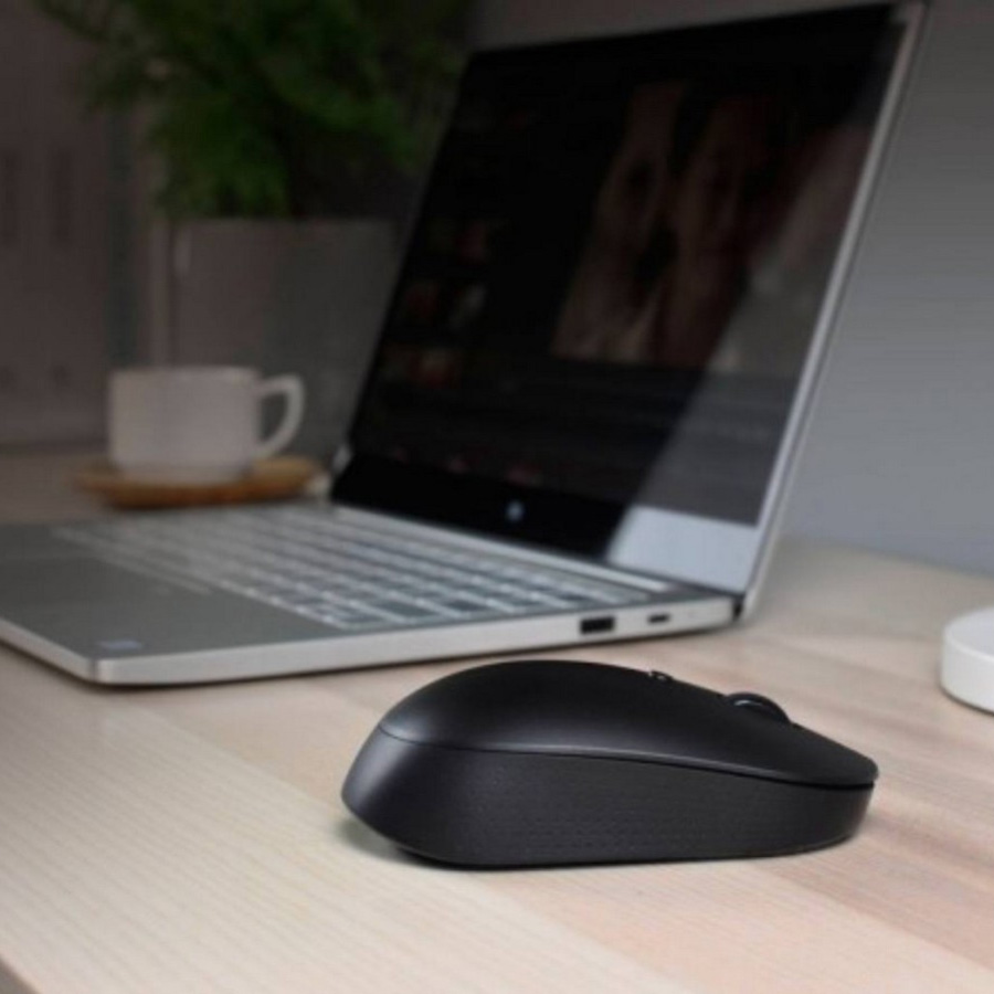 Миша XIAOMI Mi Dual Mode Wireless Mouse Silent Edition Black (HLK4041GL)
