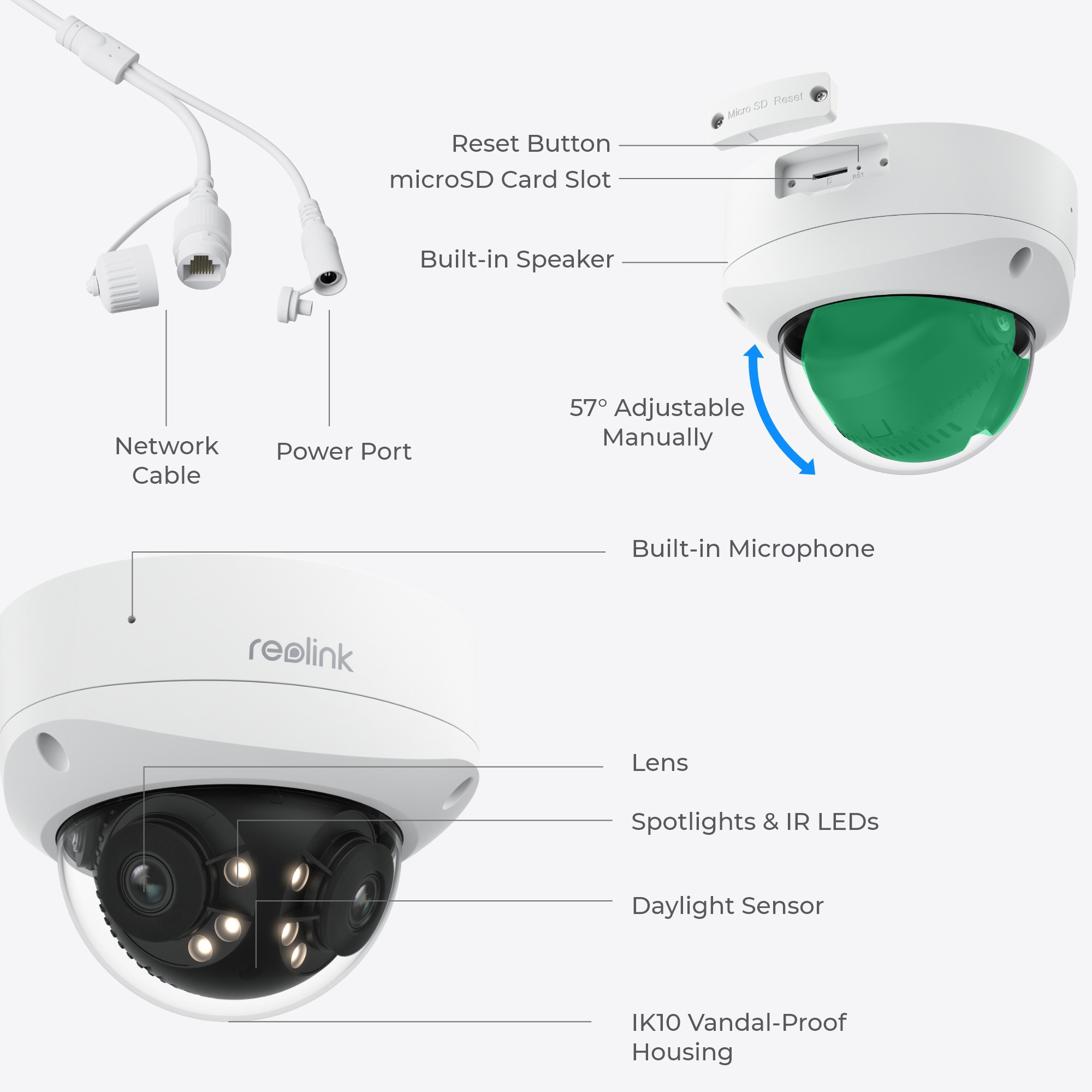 IP-камера REOLINK P757 (Duo 3V PoE)