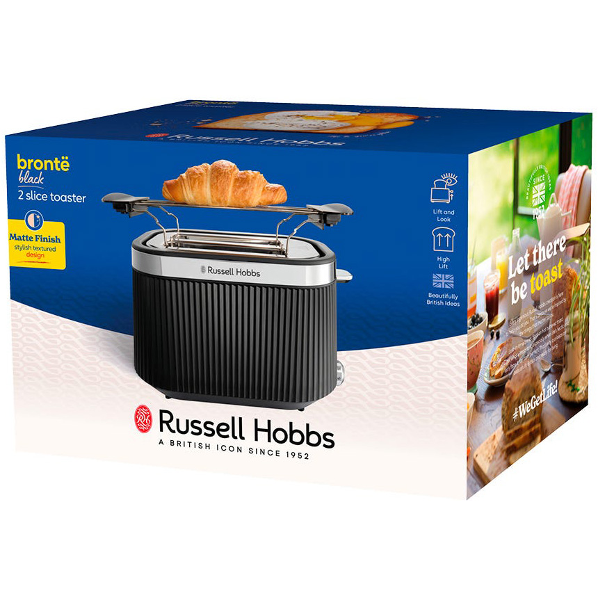 Тостер RUSSELL HOBBS Bront 2S Black (26760-56)