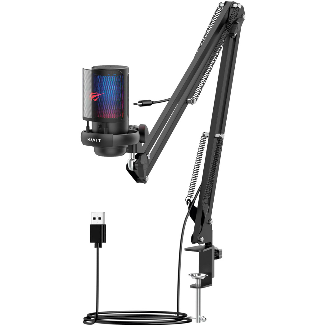 Микрофон HAVIT HV-GK50 PRO USB RGB