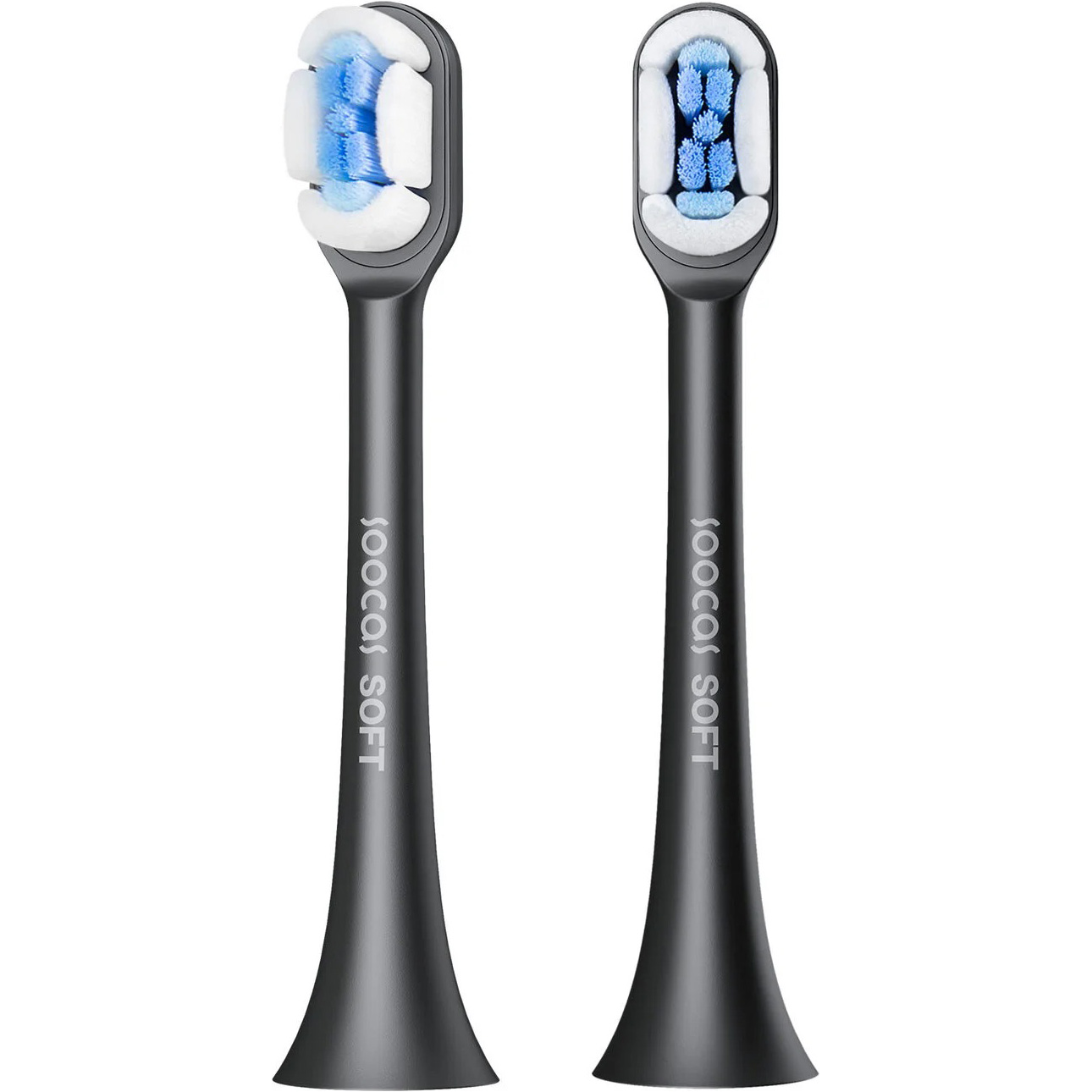 Насадка для зубної щітки SOOCAS Soft Cloud-Feeling Brush Head Black 2шт (6970237666208)