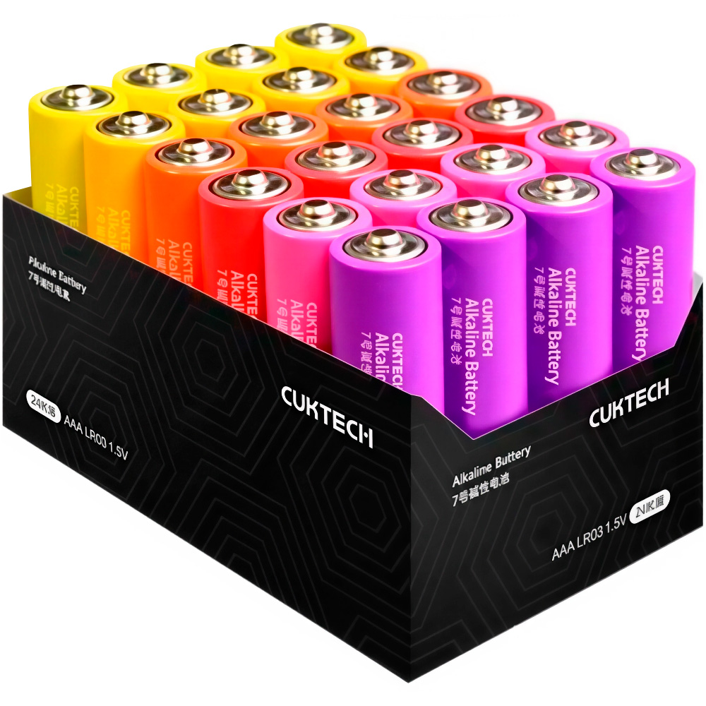 Батарейка CUKTECH Rainbow B09 AAA 24шт/уп