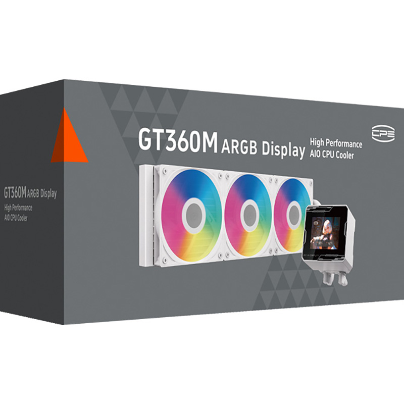 Система водяного охолодження PCCOOLER GT360M ARGB Display White (GT360M-WHAWXX-GL)
