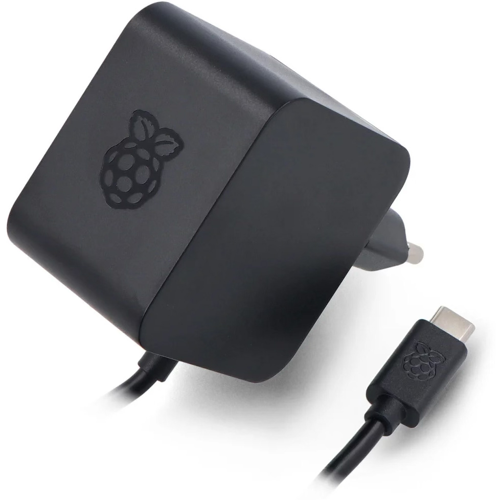 Блок питания RASPBERRY PI USB-C PD 27W, 1.2m EU (SC1157)