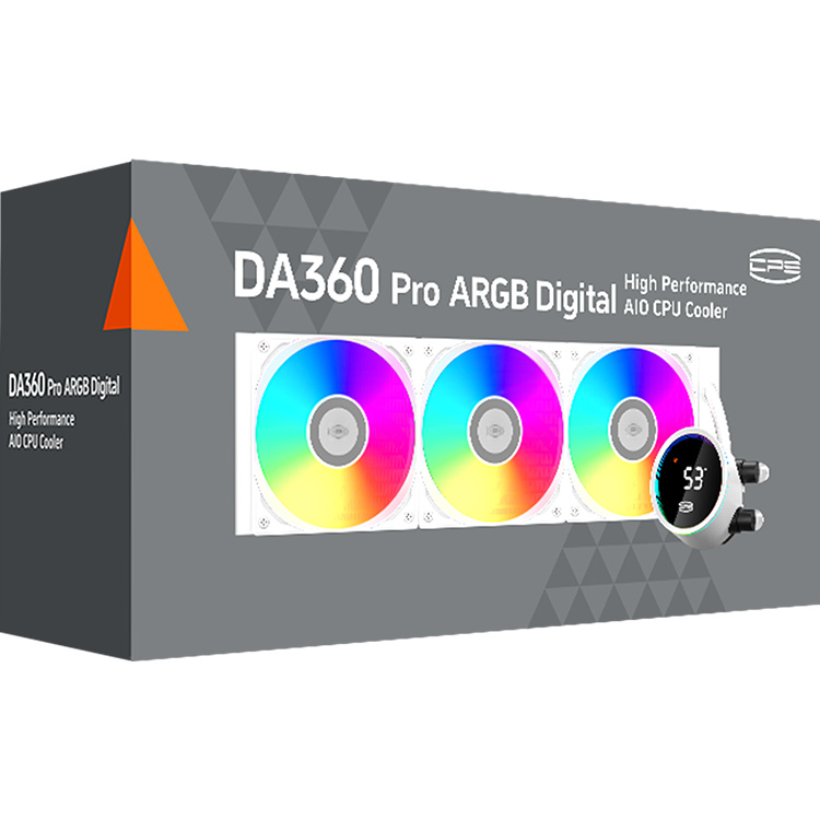 Система водяного охолодження PCCOOLER DA360 Pro ARGB Digital White (DA360PRO-WHAWXL-GL)