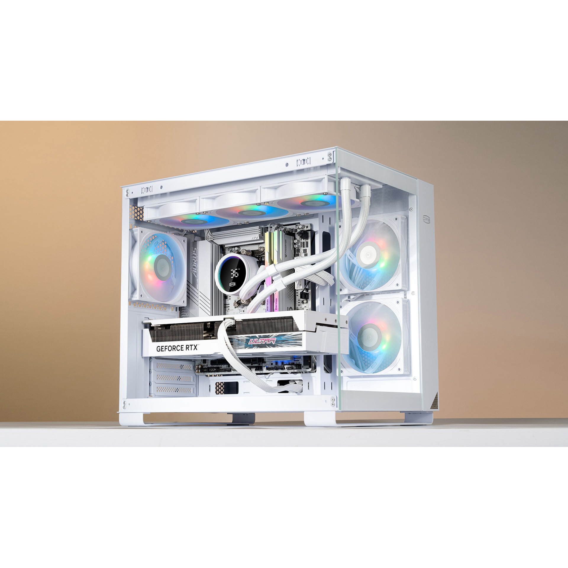 Система водяного охолодження PCCOOLER DA360 Pro ARGB Digital White (DA360PRO-WHAWXL-GL)