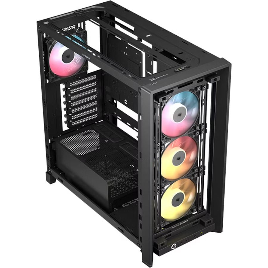 Корпус CORSAIR Frame 4000D LCD RS ARGB Black (CC-9011326-WW)