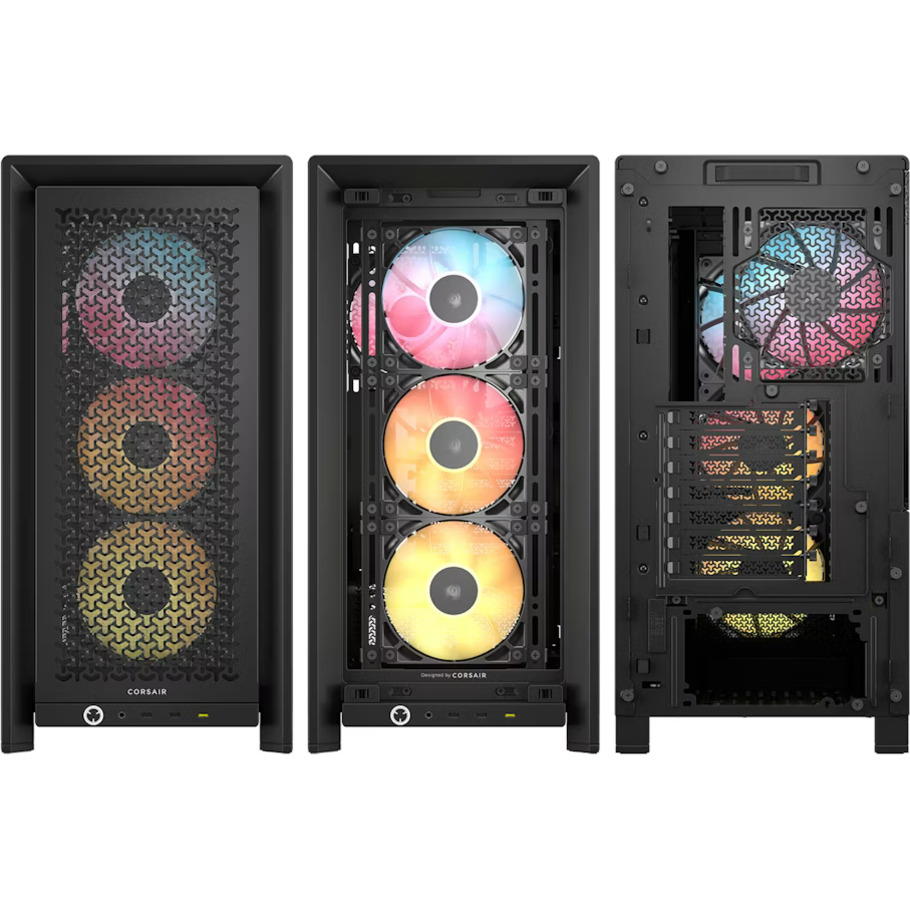 Корпус CORSAIR Frame 4000D LCD RS ARGB Black (CC-9011326-WW)