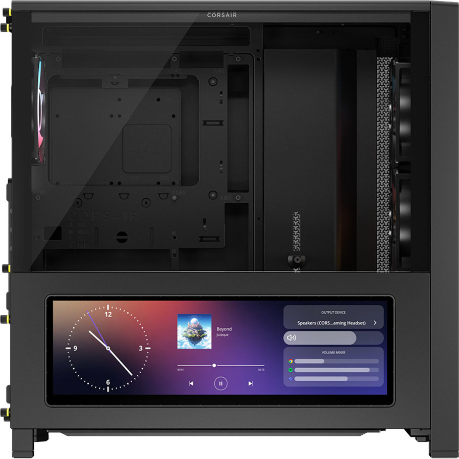 Корпус CORSAIR Frame 4000D LCD RS ARGB Black (CC-9011326-WW)