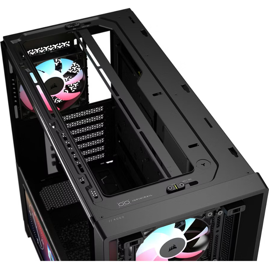 Корпус CORSAIR Frame 4000D LCD RS ARGB Black (CC-9011326-WW)
