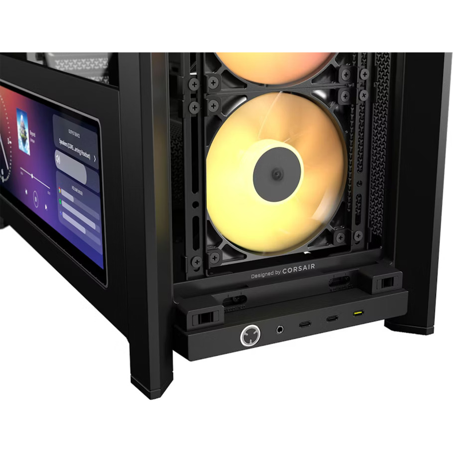 Корпус CORSAIR Frame 4000D LCD RS ARGB Black (CC-9011326-WW)