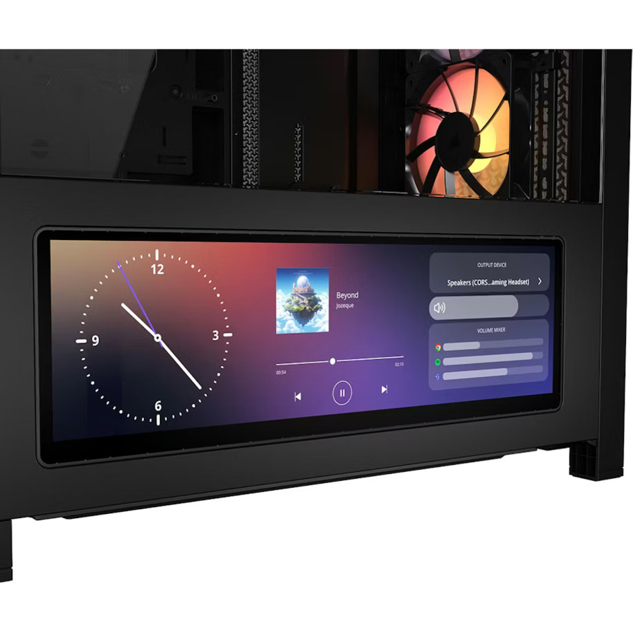 Корпус CORSAIR Frame 4000D LCD RS ARGB Black (CC-9011326-WW)