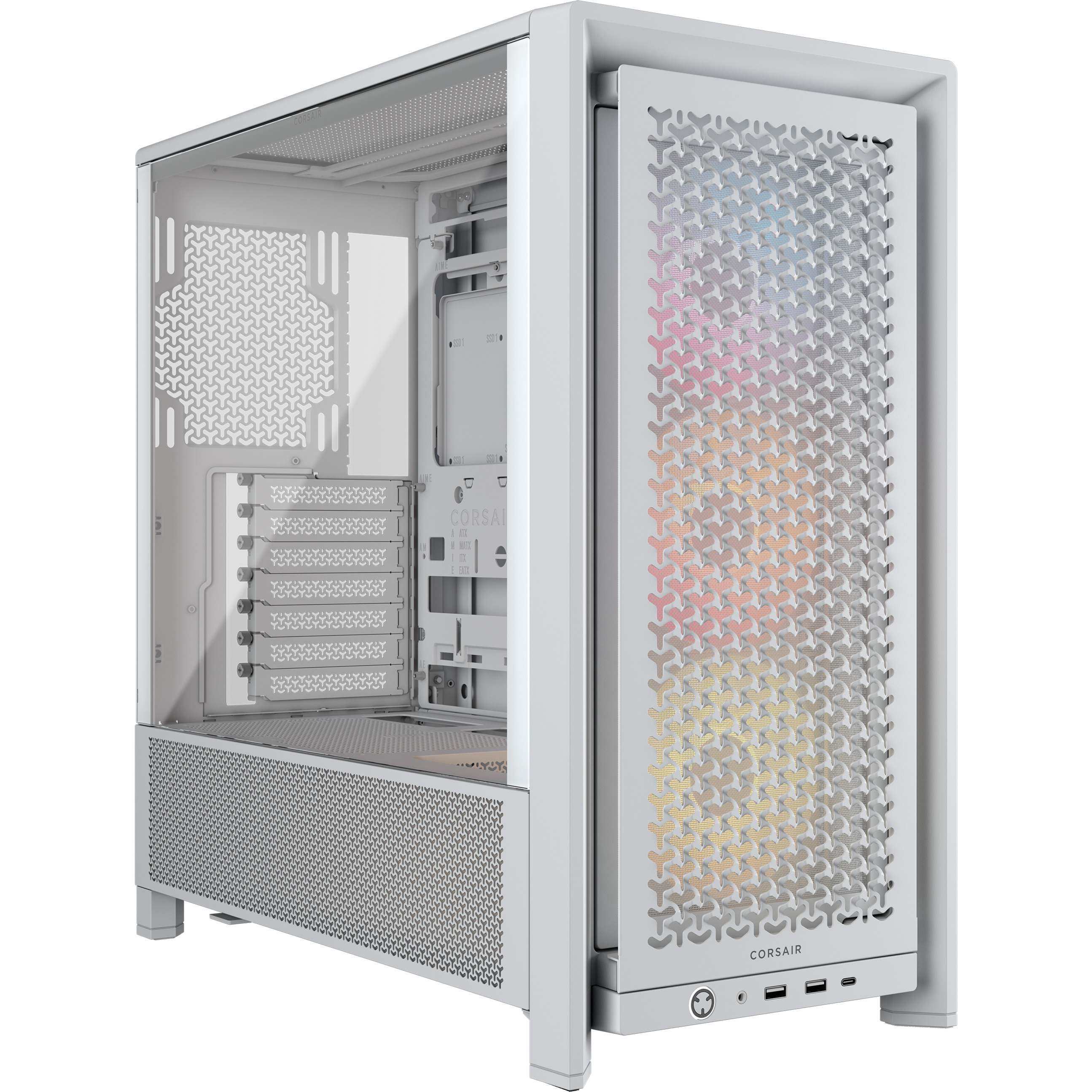 Корпус CORSAIR Frame 4000D RS ARGB White (CC-9011297-WW)