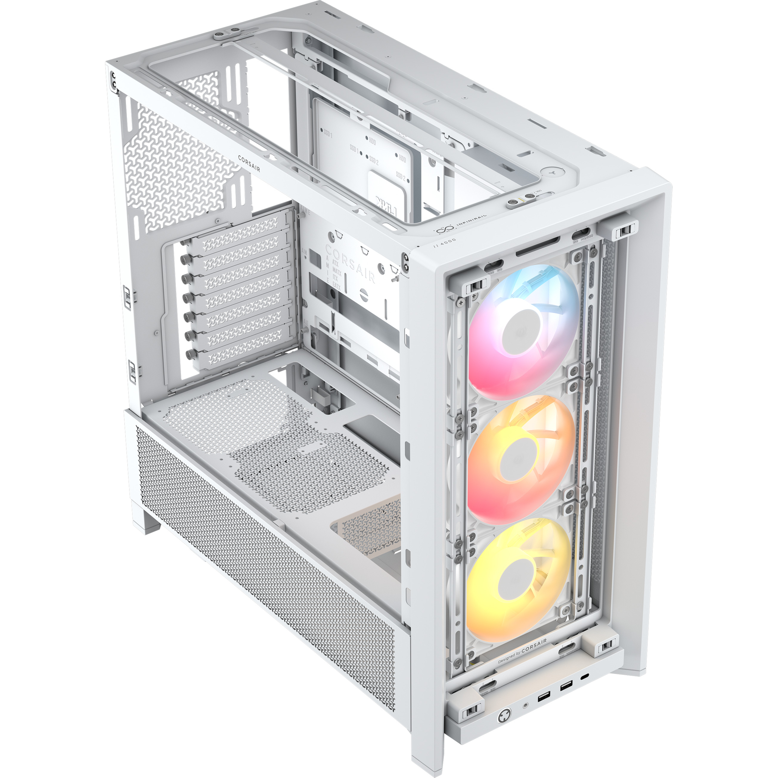 Корпус CORSAIR Frame 4000D RS ARGB White (CC-9011297-WW)