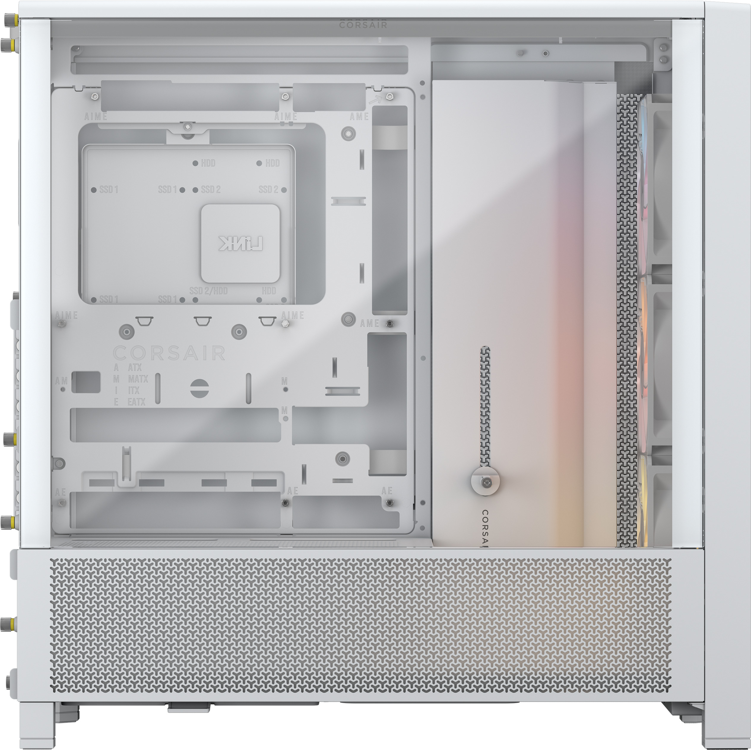 Корпус CORSAIR Frame 4000D RS ARGB White (CC-9011297-WW)