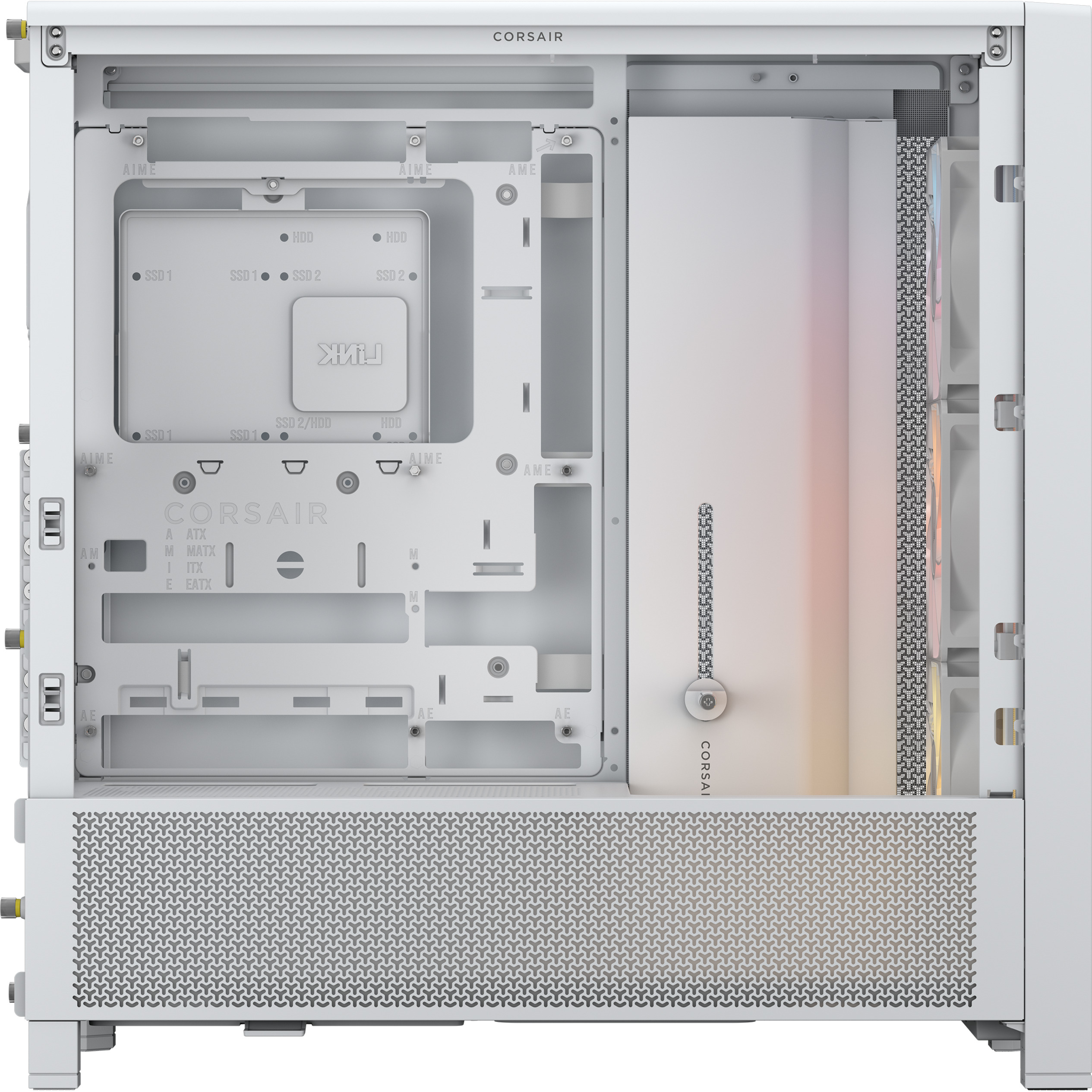 Корпус CORSAIR Frame 4000D RS ARGB White (CC-9011297-WW)