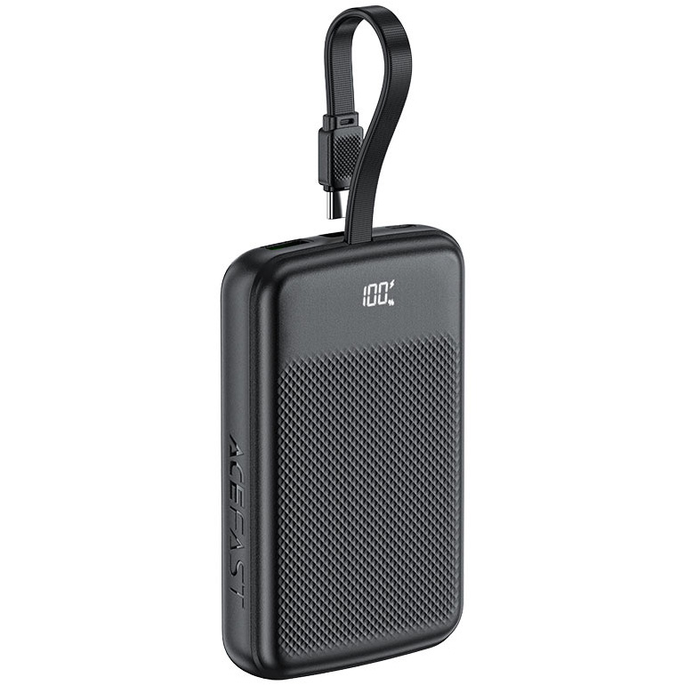 Повербанк ACEFAST M13 Fast Charge Power Bank PD22.5W 10000mAh Black