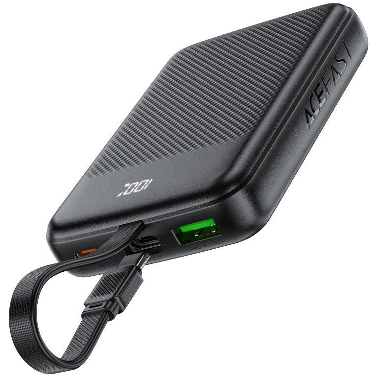 Повербанк ACEFAST M13 Fast Charge Power Bank PD22.5W 10000mAh Black