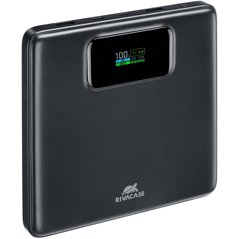 Повербанк RIVACASE Rivapower VA1090 QC/PD 100W 20000mAh Black