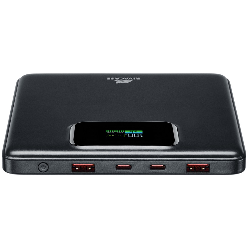 Повербанк RIVACASE Rivapower VA1090 QC/PD 100W 20000mAh Black