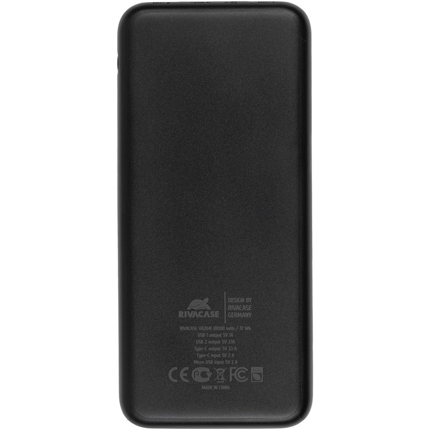 Повербанк RIVACASE Rivapower VA2041 10W 10000mAh Black