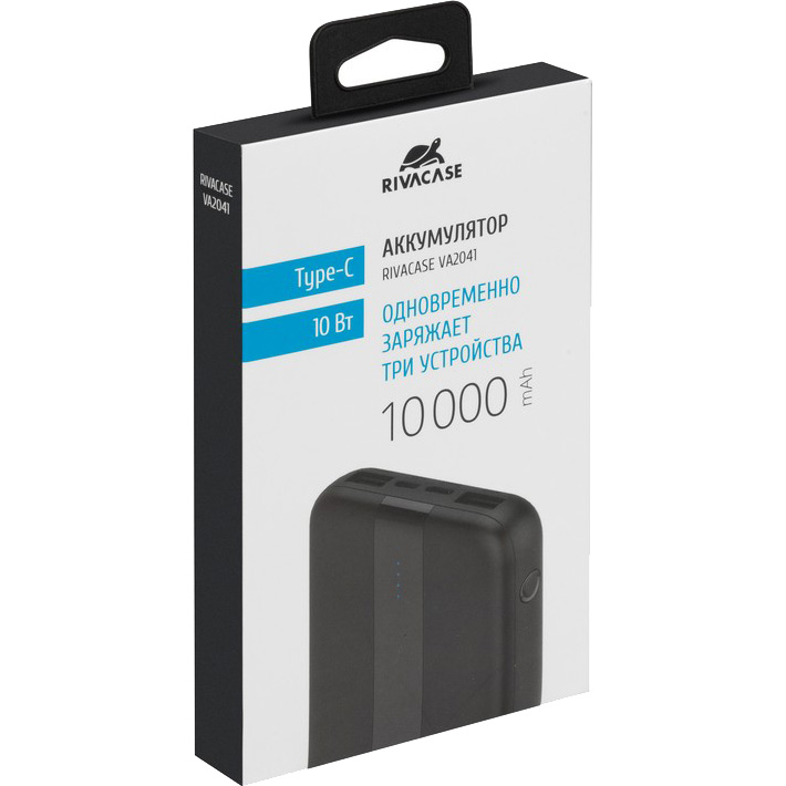 Повербанк RIVACASE Rivapower VA2041 10W 10000mAh Black