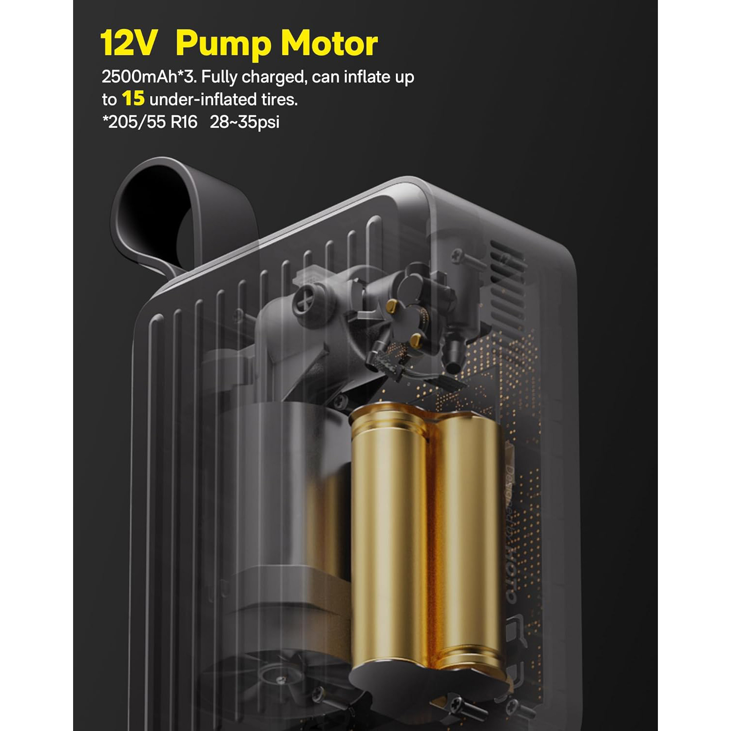 Портативный насос HOTO Air Pump Pro (QWCQB003)