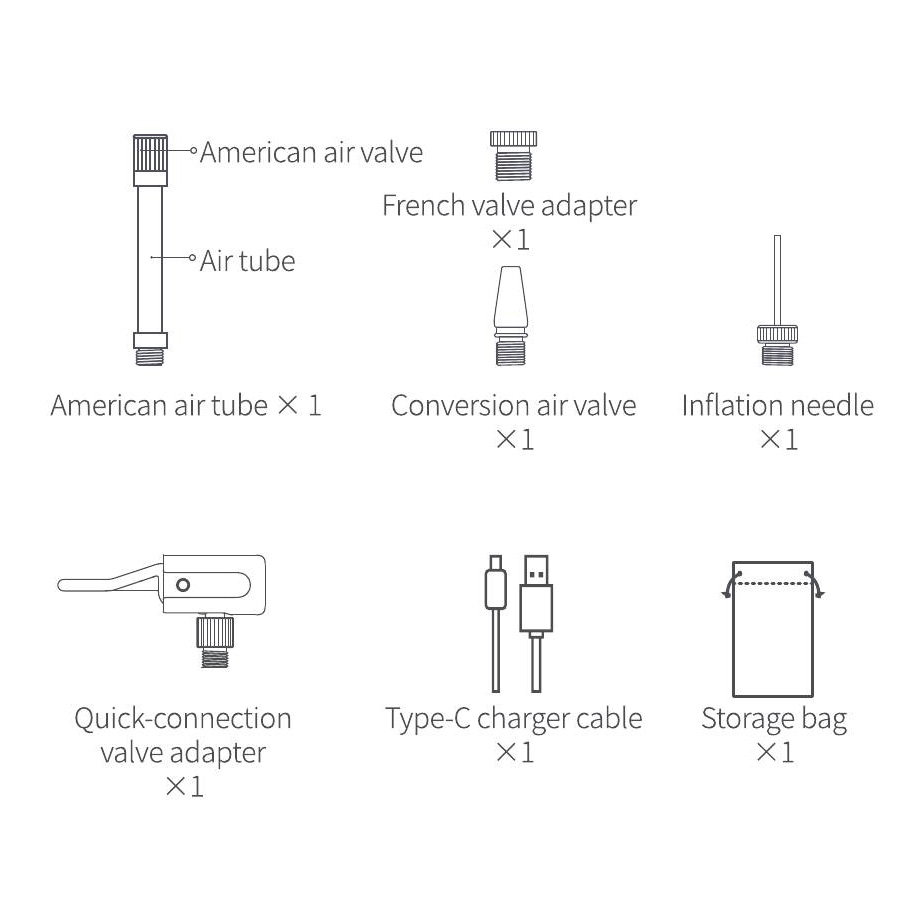 Портативный насос HOTO Air Pump Pro (QWCQB003)