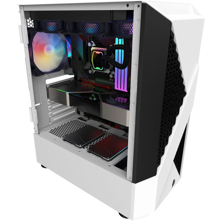 Корпус 1STPLAYER Firerose F3-A White 600W
