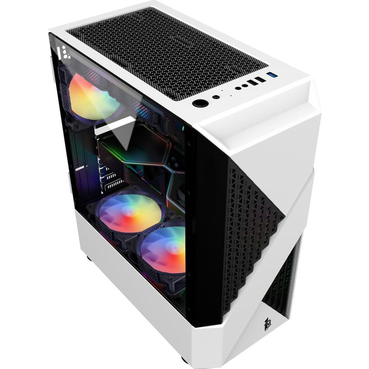 Корпус 1STPLAYER Firerose F3-A White 600W