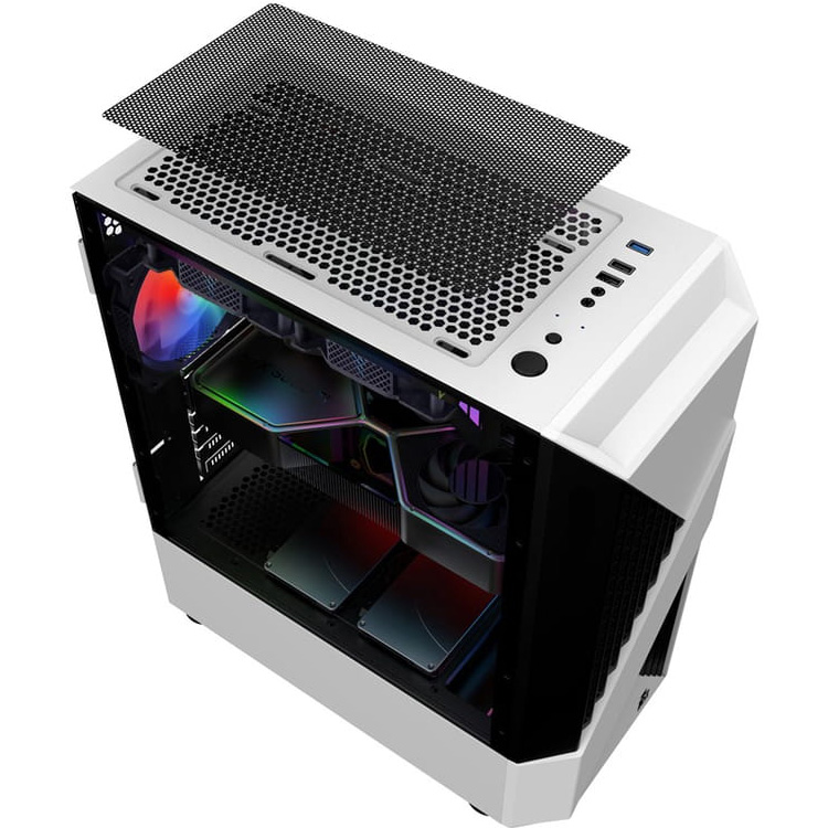 Корпус 1STPLAYER Firerose F3-A White 600W