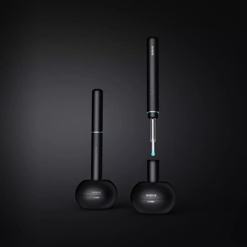 Прилад для видалення вушної сірки (отоскоп) Xiaomi BEBIRD M9 Pro Black