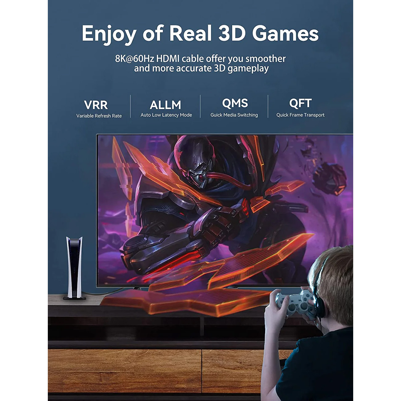 Кабель VENTION Ultra High-Speed 8K HDMI v2.1 10м Black (AANBL)