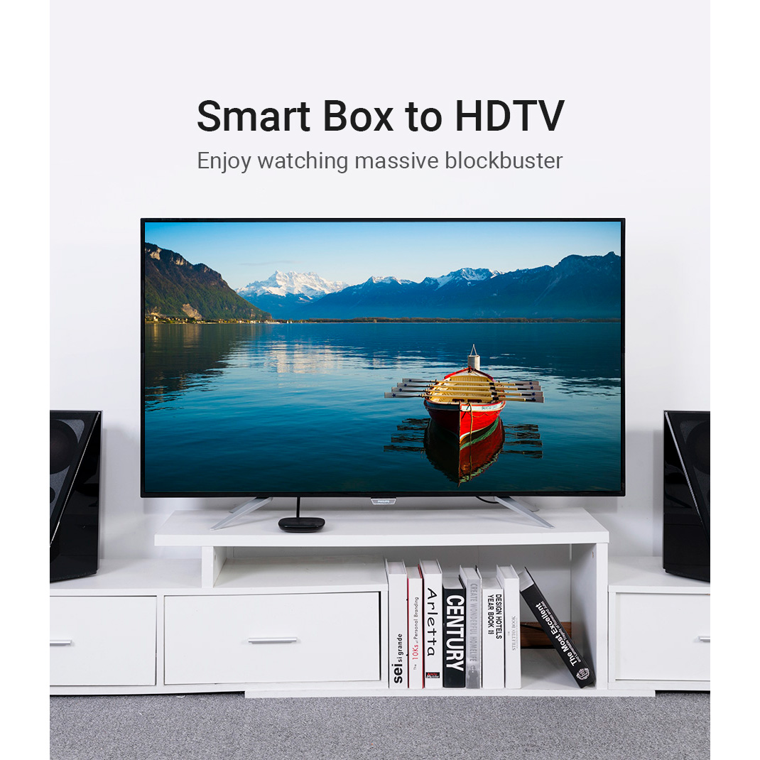 Кабель VENTION HDMI Right Angle Cable 270 Degree HDMI v2.0 1м Black (AAQBF)