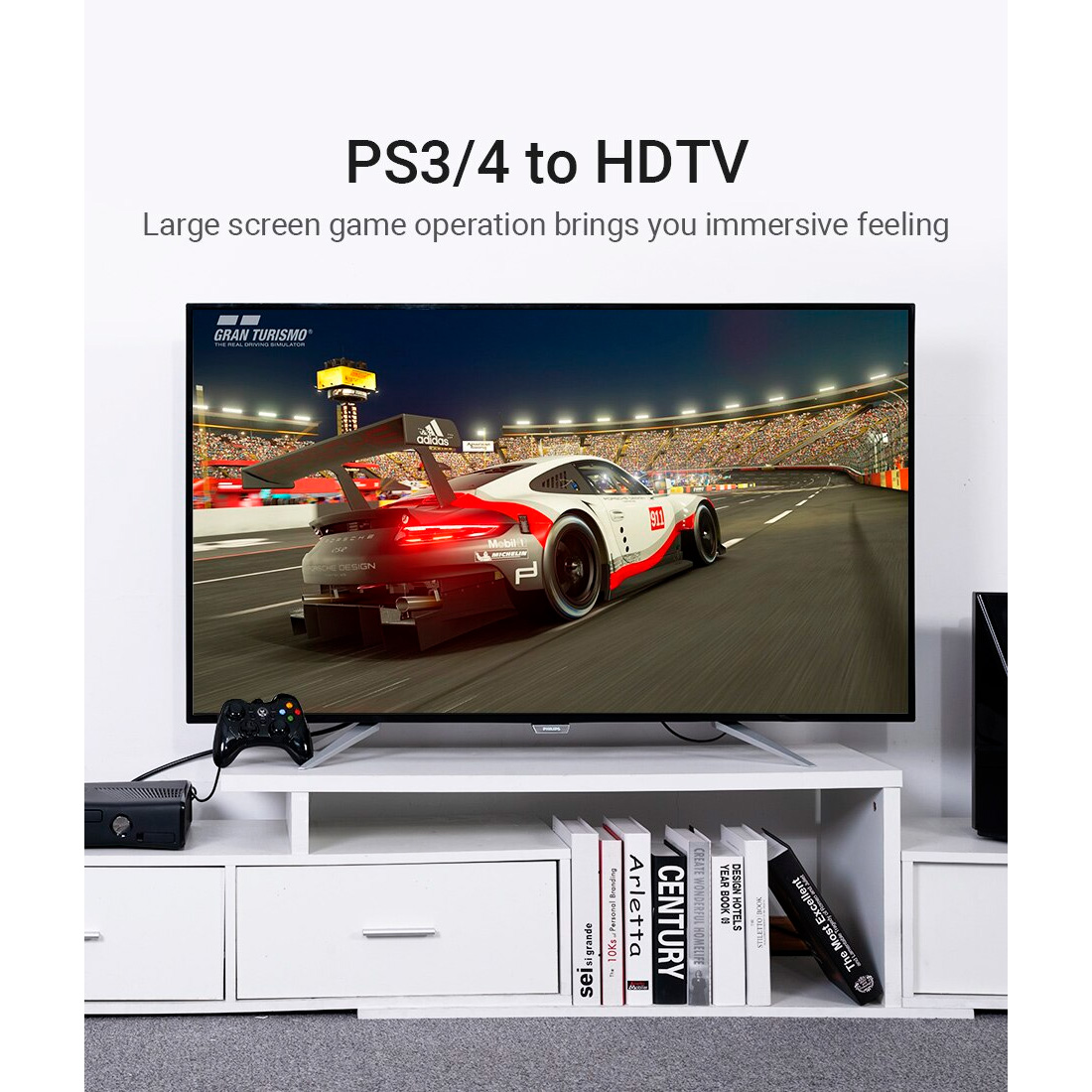 Кабель VENTION HDMI Right Angle Cable 270 Degree HDMI v2.0 1м Black (AAQBF)