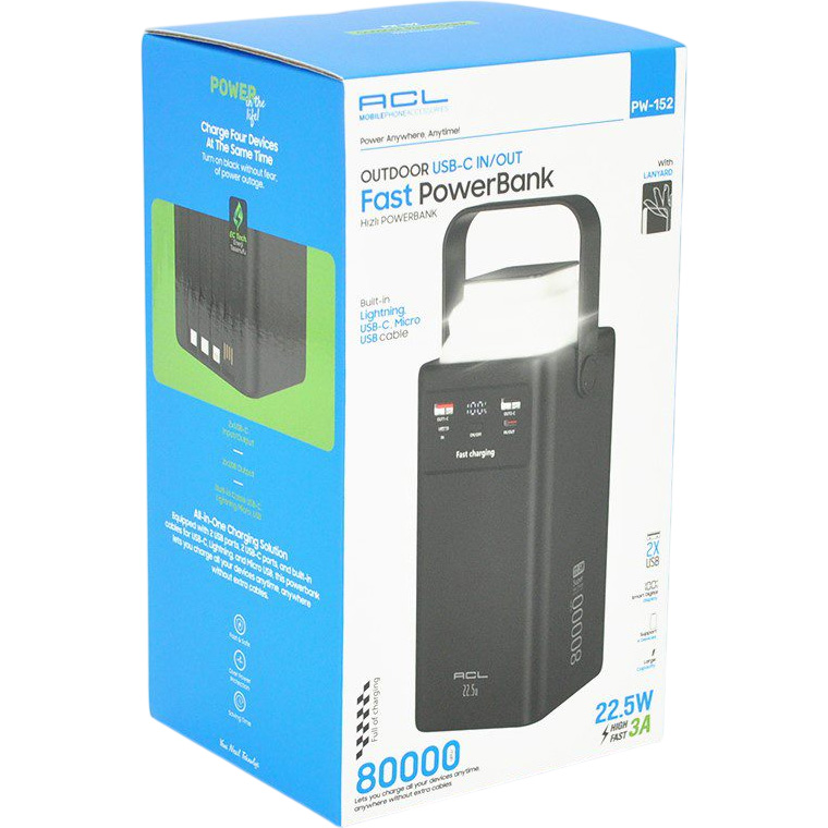 Повербанк ACL PW-152 22.5W 80000mAh