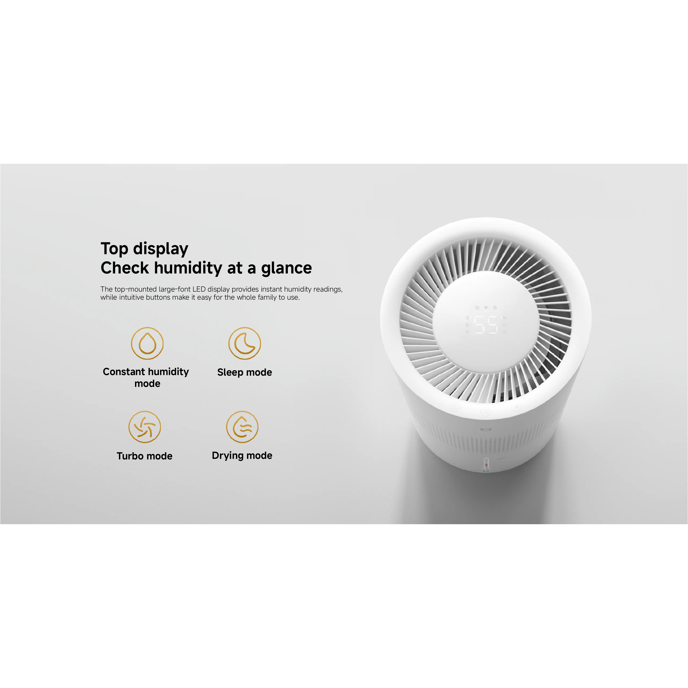 Увлажнитель воздуха XIAOMI Mijia Smart Evaporative Humidifier Pro (BHR082TEU)