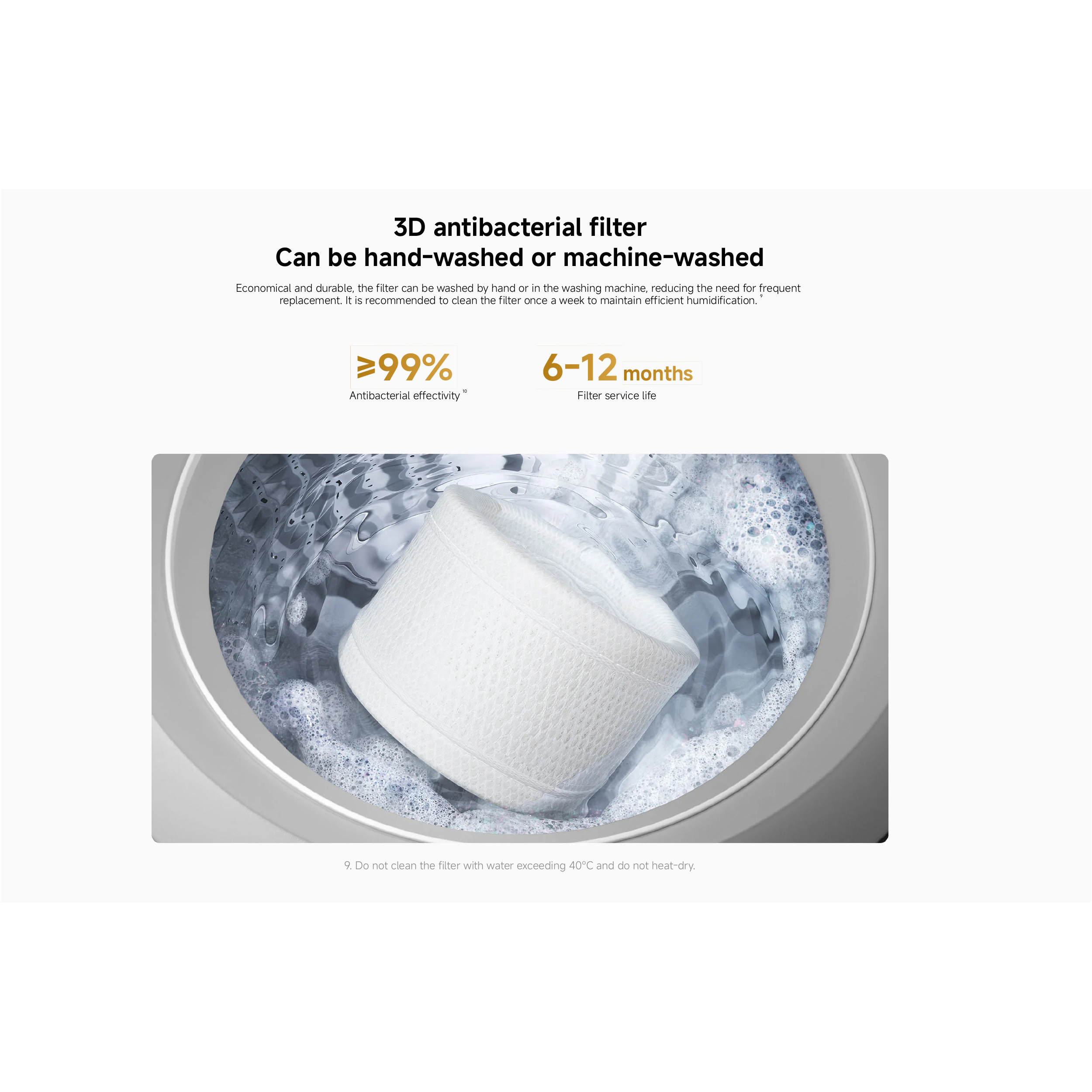 Увлажнитель воздуха XIAOMI Mijia Smart Evaporative Humidifier Pro (BHR082TEU)