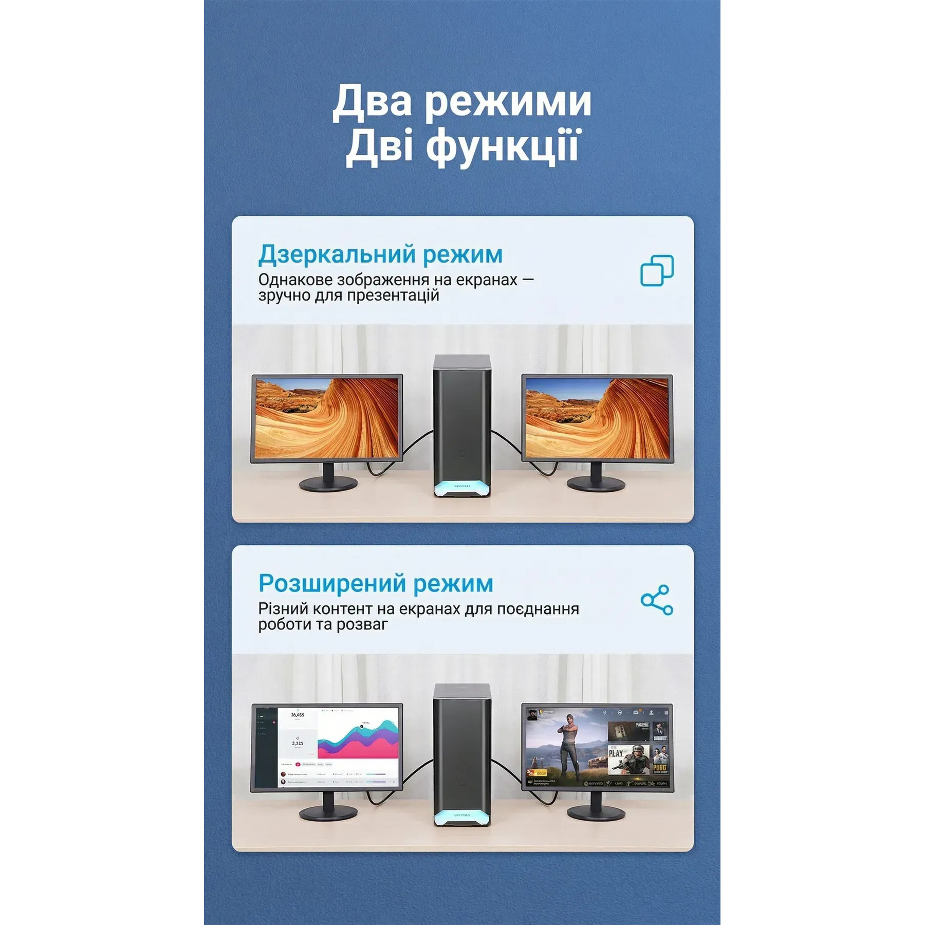 Адаптер VENTION 1080p@60Hz DisplayPort - HDMI Black (HBOB0)