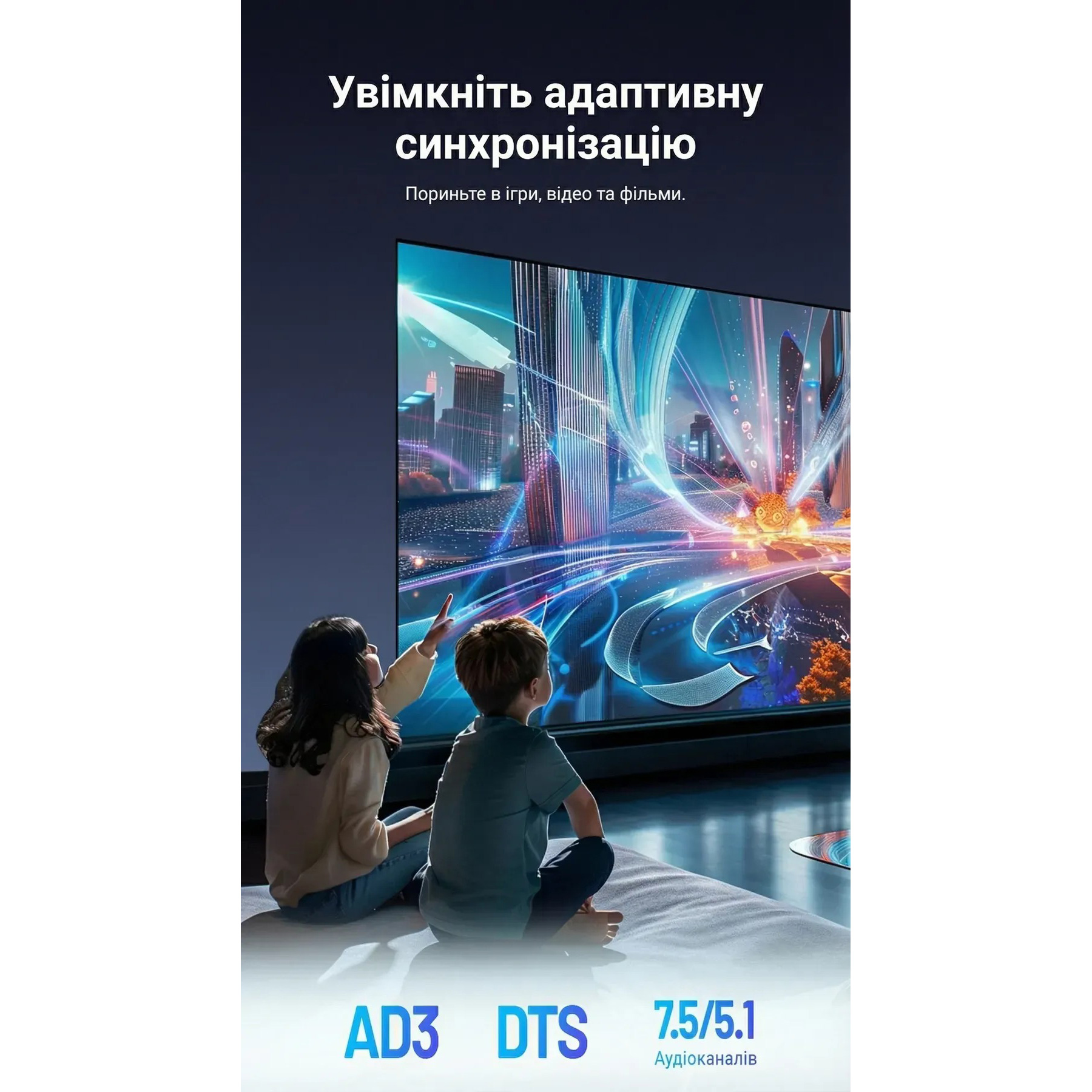 Адаптер VENTION 8K@60Hz USB-C to DisplayPort Black (CRGBC)