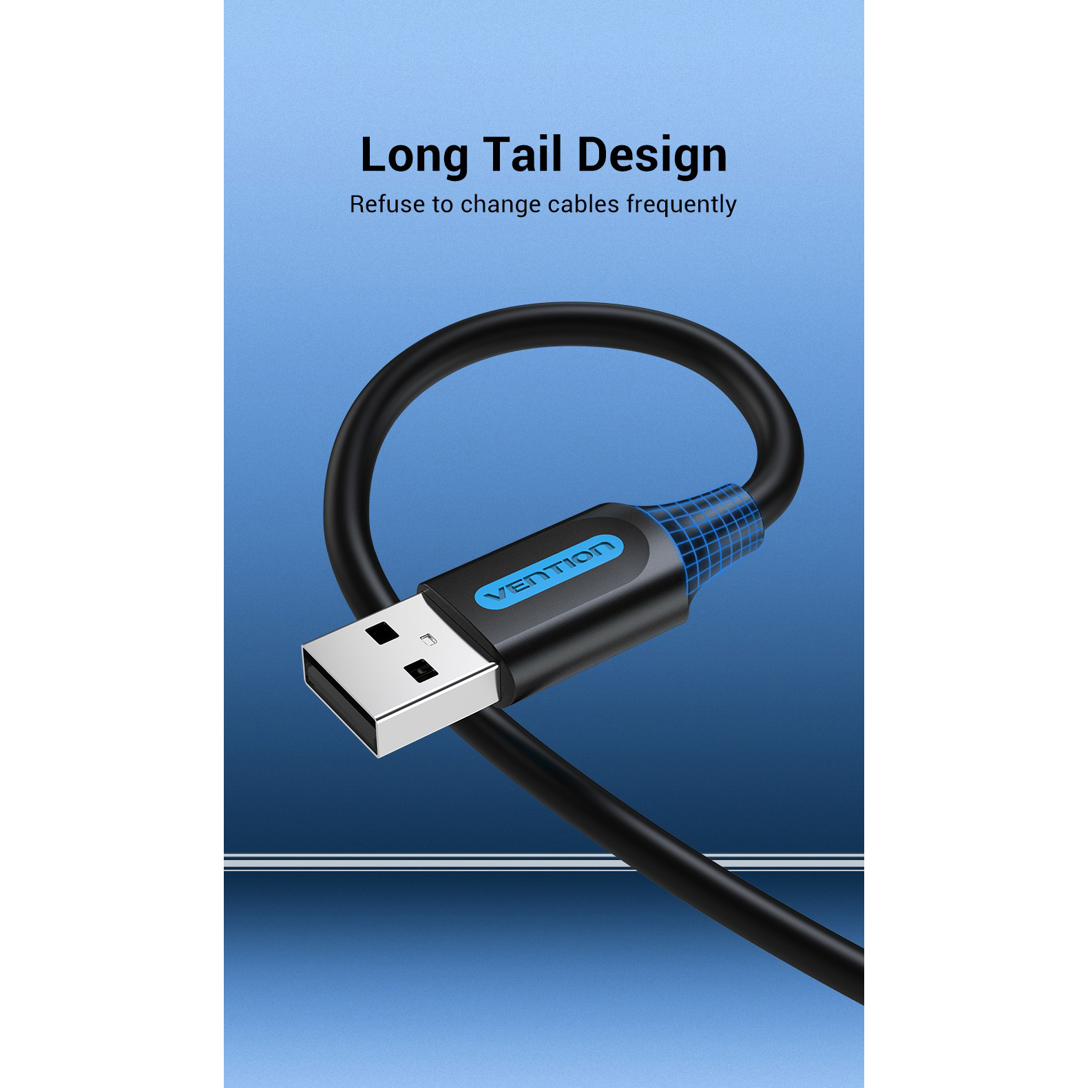 Кабель VENTION USB2.0 AM to AM Cable 1м Black (COJBF)
