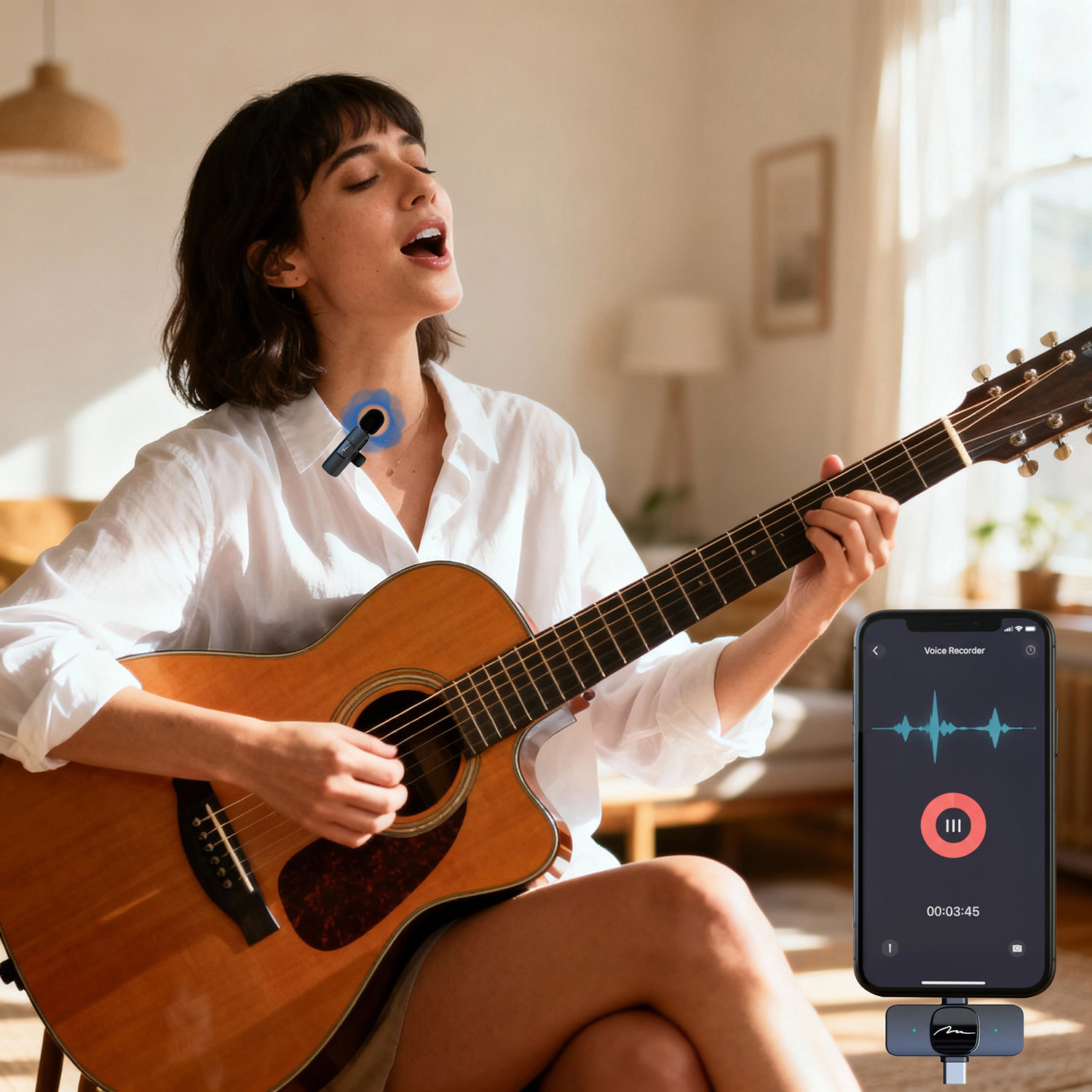 Бездротовий петличний мікрофон MEDIA-TECH Micro-Mic Duo (MT416)