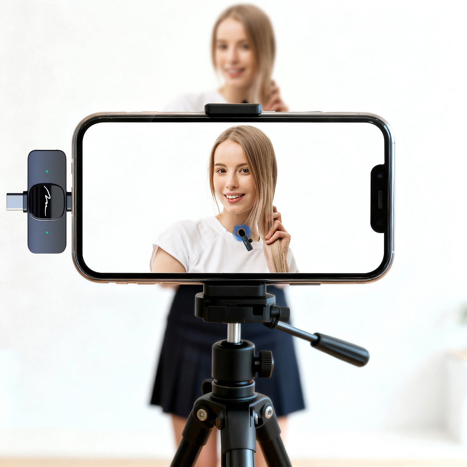 Бездротовий петличний мікрофон MEDIA-TECH Micro-Mic Duo (MT416)