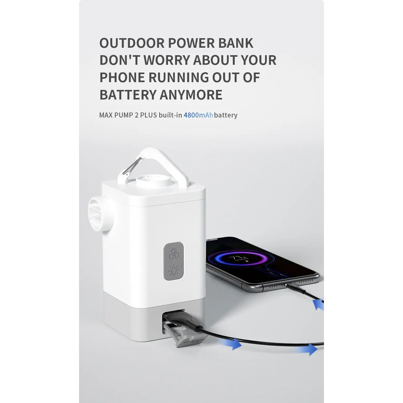 Насос для надувной мебели FLEXTAIL Max Pump 2 Plus