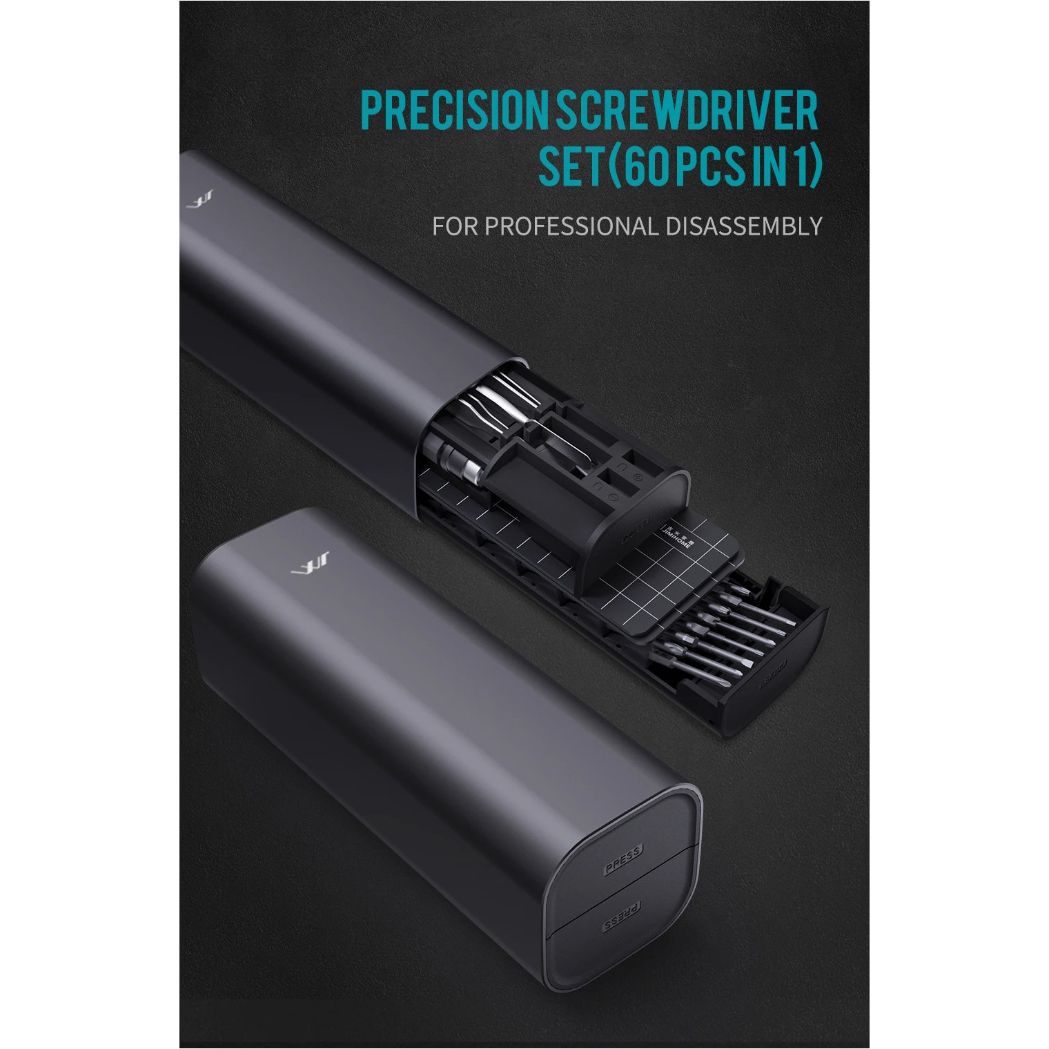 Викрутка з прецизійними насадками Xiaomi JIMIHOME JM-GNT60 60-in-1