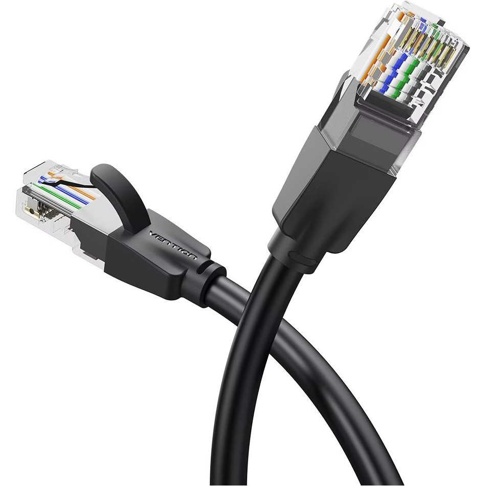 Патч-корд VENTION U/UTP Cat.6 CCA 0.5м Black (IBEBD)