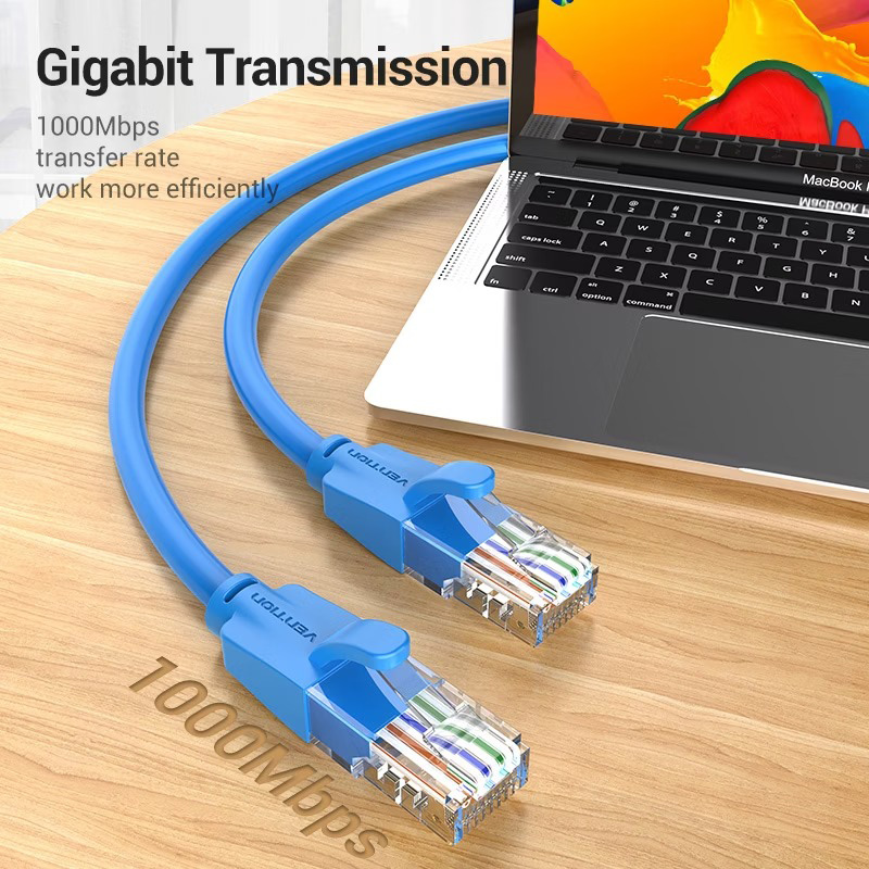 Патч-корд VENTION U/UTP Cat.6 CCA 1м Blue (IBELF)