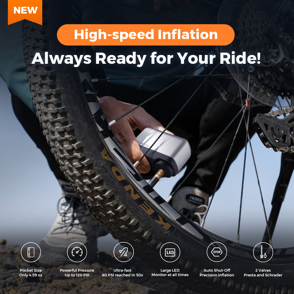 Портативний насос FLEXTAIL Tiny Bike Pump Pro